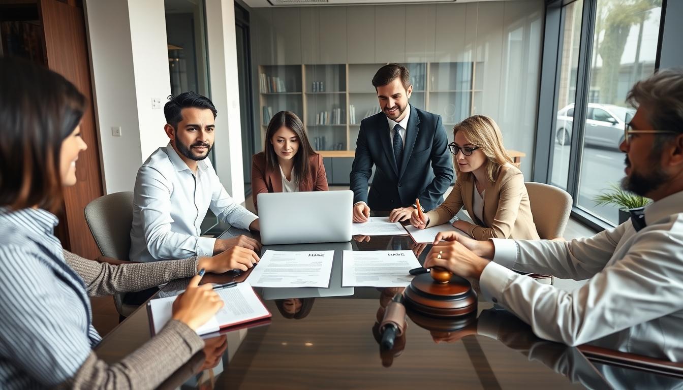 Elder law team supporting families